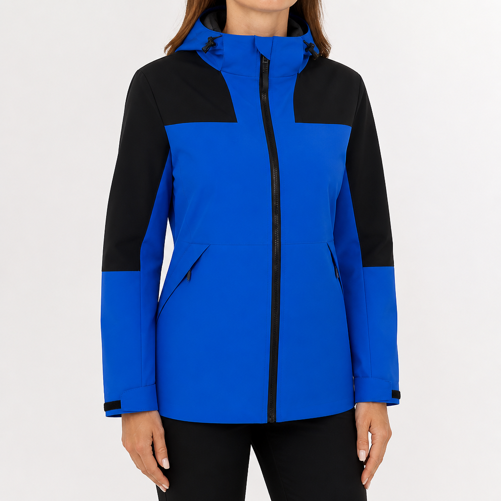 Beatrice | Womens Waterproof Hooded Softshell Jacket, Royal Blue