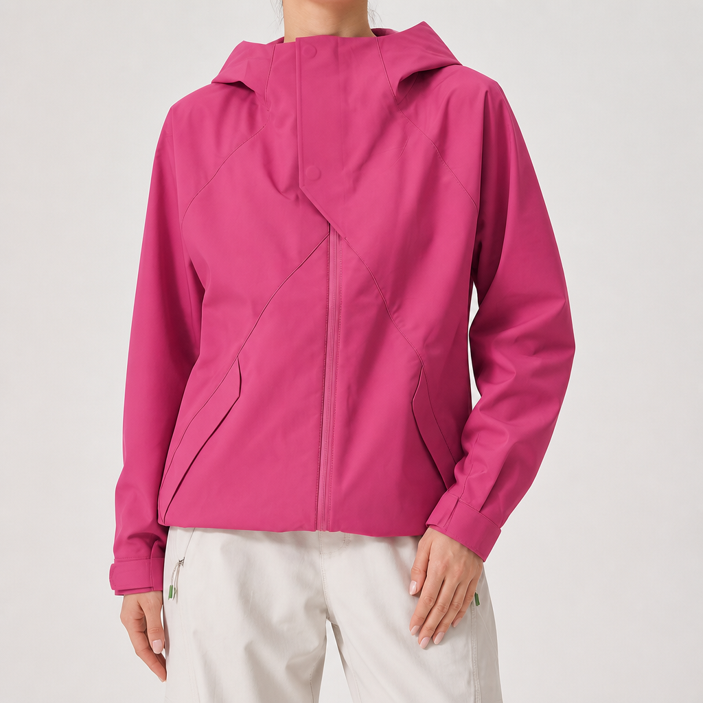 Harriet | Womens Waterproof Windproof Softshell Jacket, Berry Red