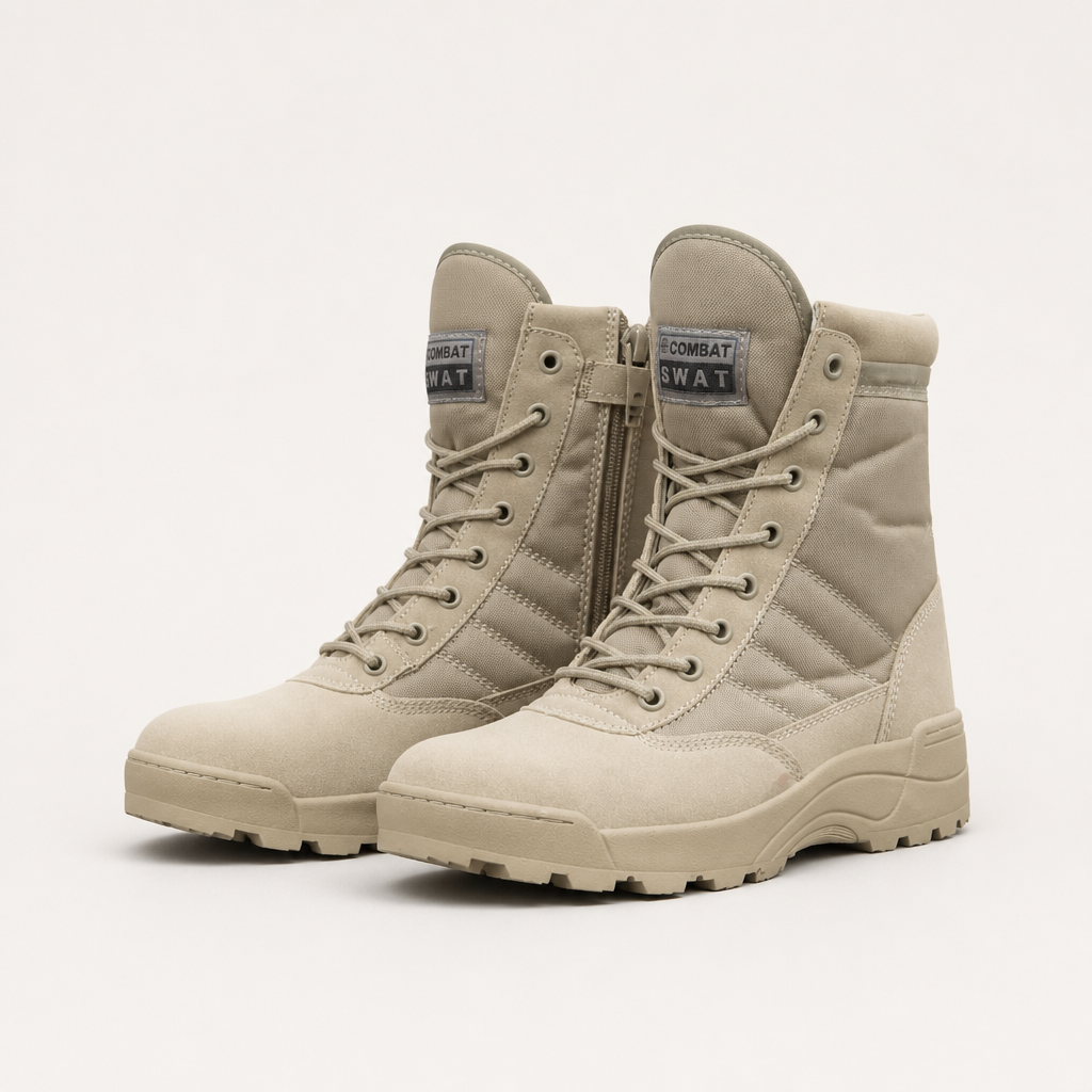 Sawyer | Unisex Combat Hiking Boots, Sand