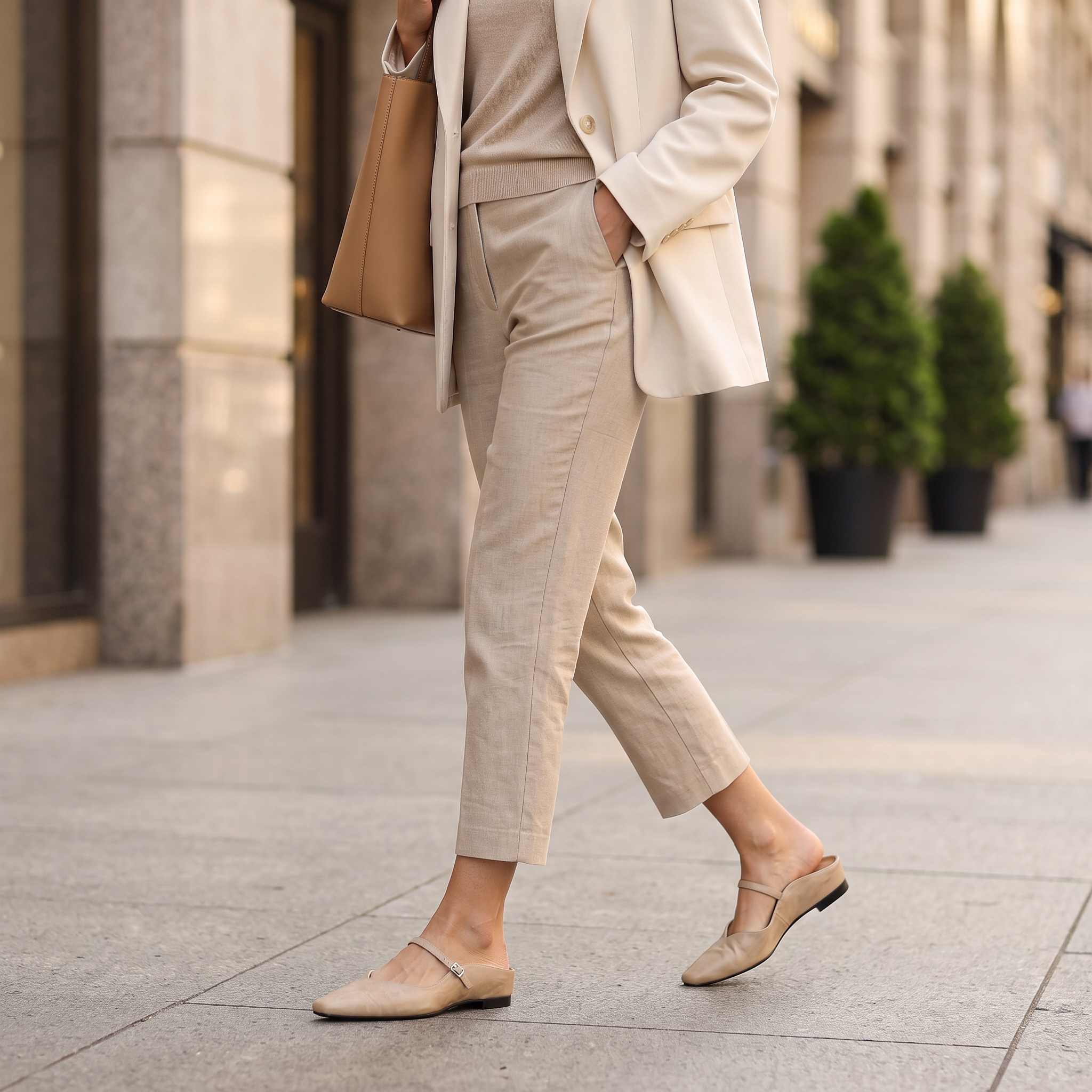 Theodora | Slim Mules Slippers Leather