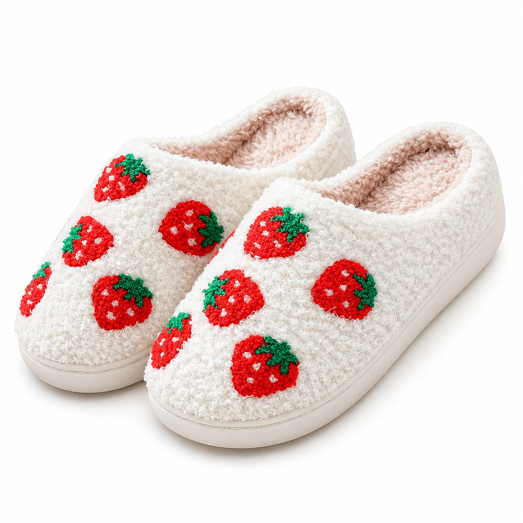 Faas | Womens Slippers Fluffy Warm Memory Foam House Slippers Design 5 packshot