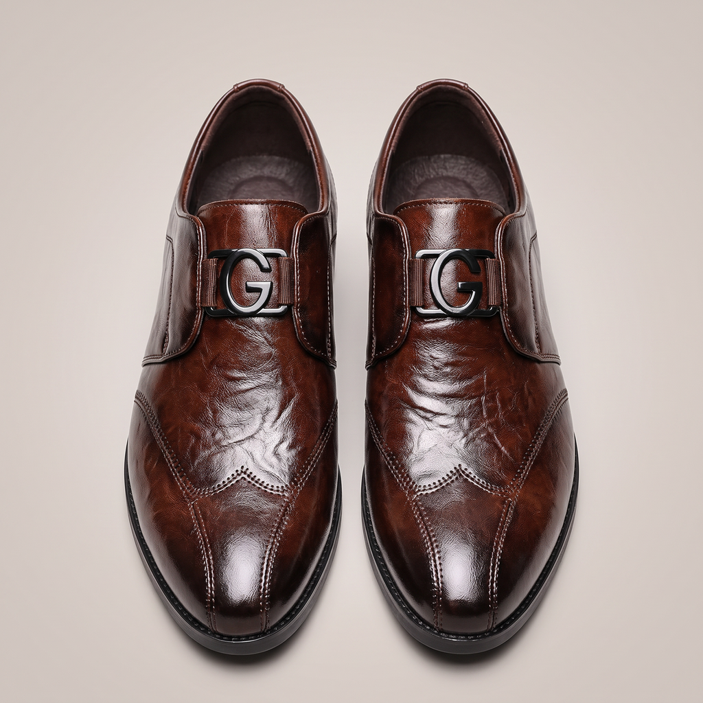 Greenwich | Dress Shoes Leather Denim Lace Up
