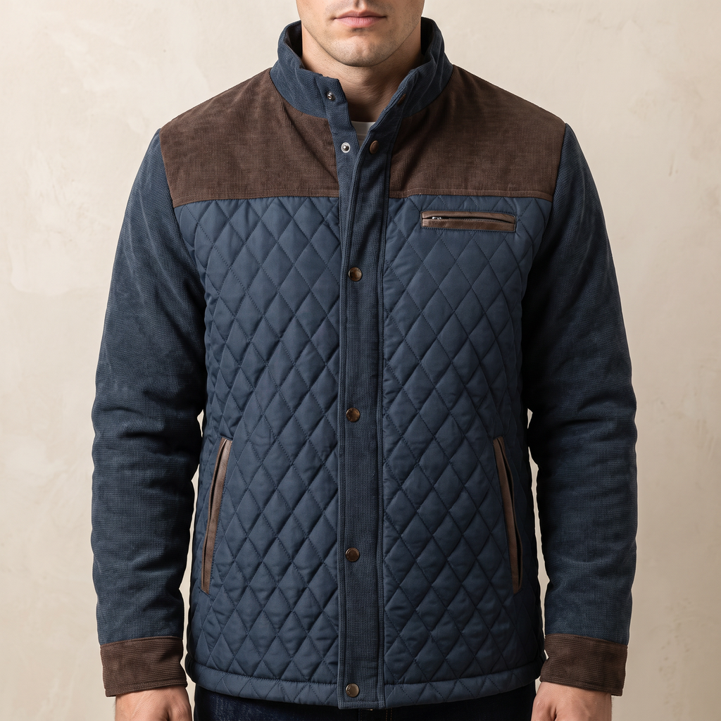 Eloise | Puffer Jacket Coat Corduroy Quilted