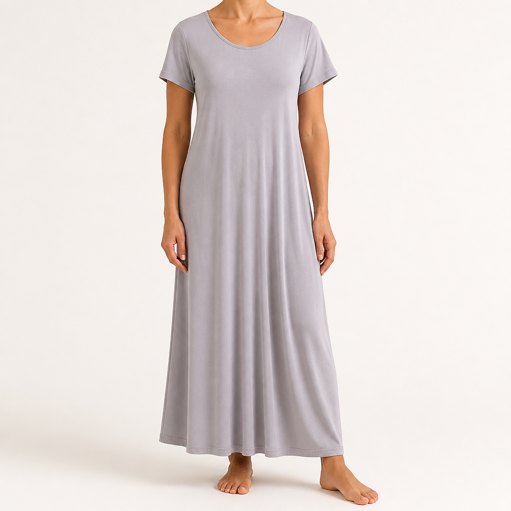 Sabine | Womens Silk Cami Slip Dress, Silver Grey