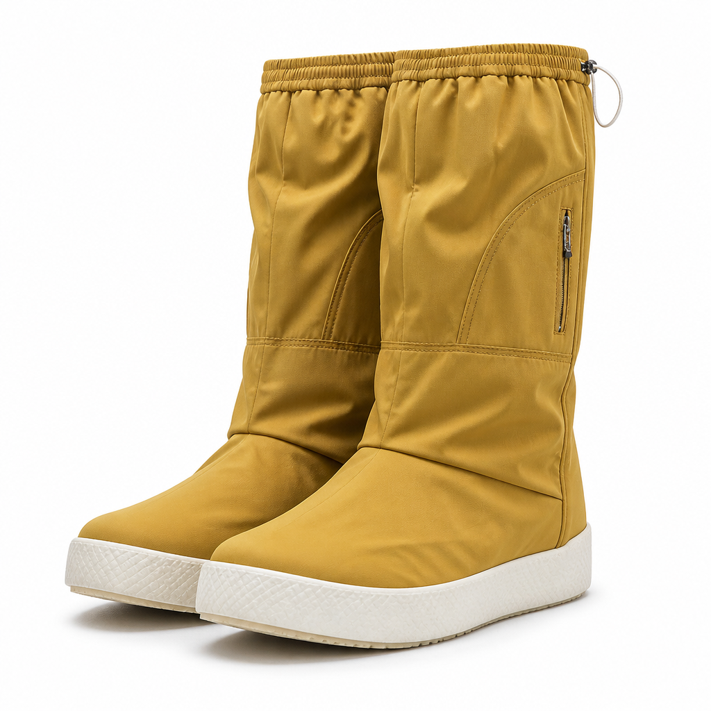 Sanne | Womens Hiking Boots Waterproof Walking Outdoor Boots Yellow 2 packshot