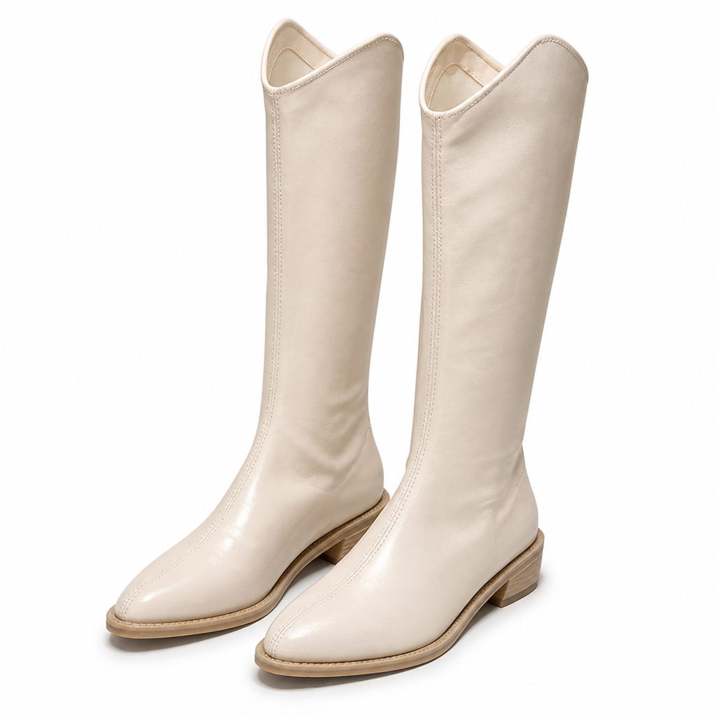 Isolde | Womens Knee High Boots Pointed Toe Winter Boots Design 2 packshot