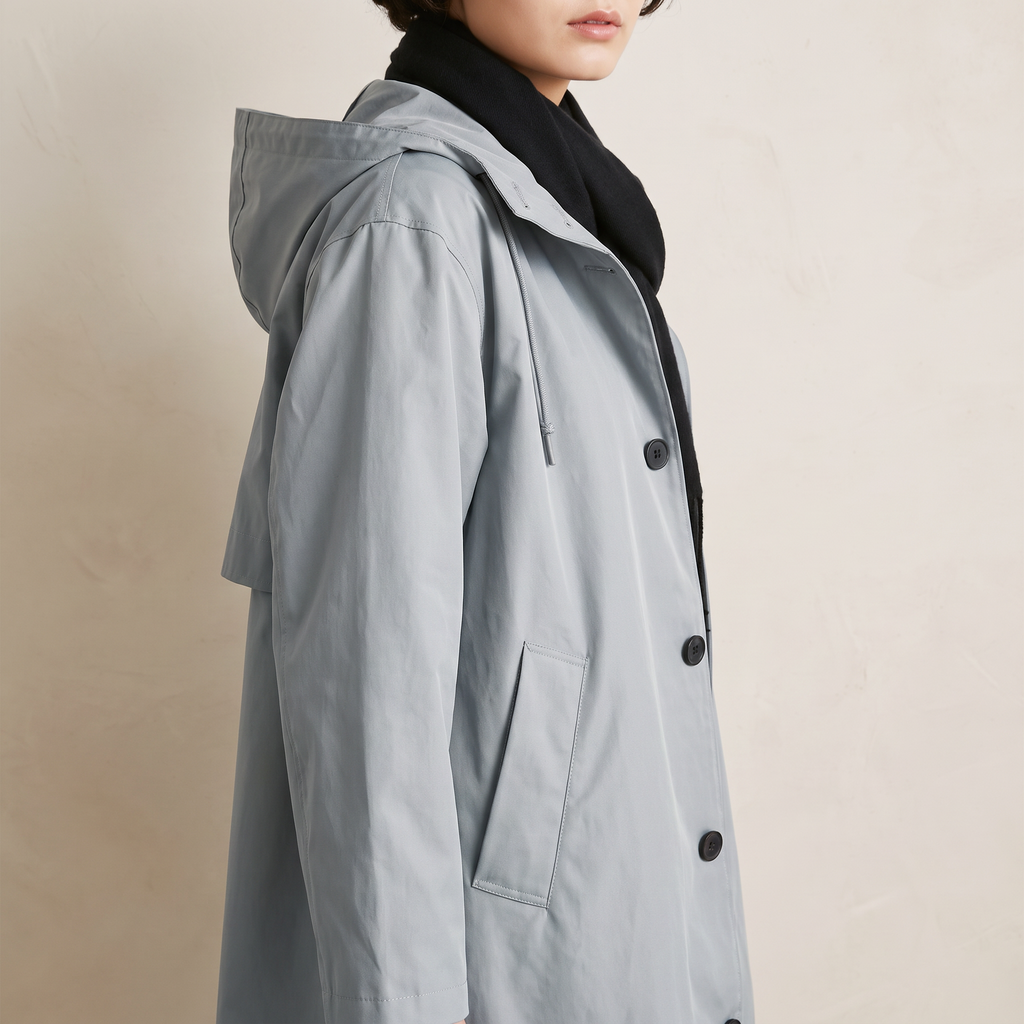 Tessa | Trench Coat Winter Hooded
