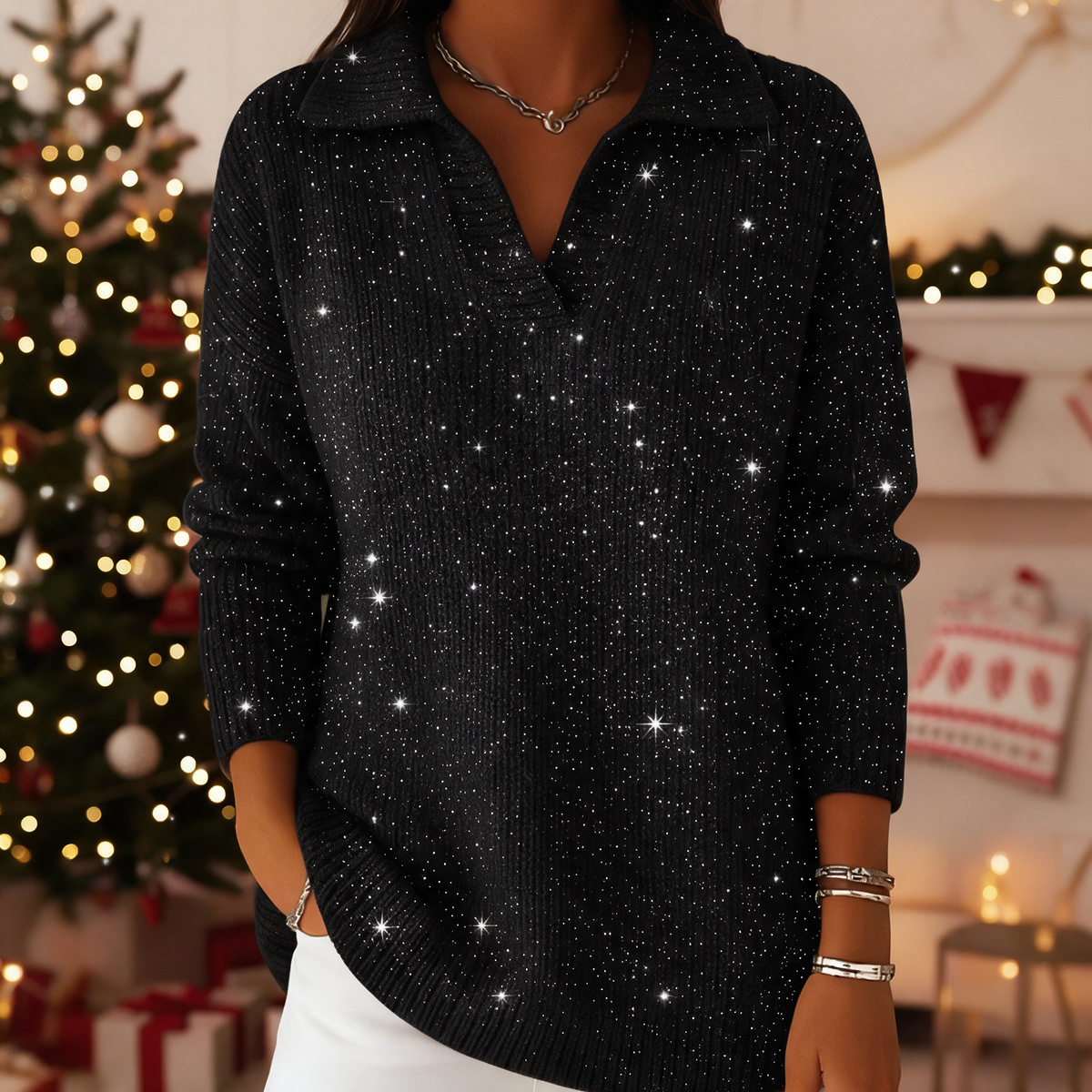 Briony Black Sparkle