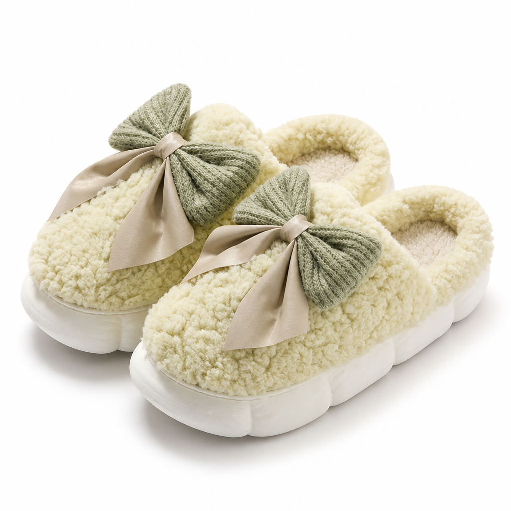 Anouk | Womens Slippers Fluffy Warm Memory Foam House Slippers Design 3 packshot