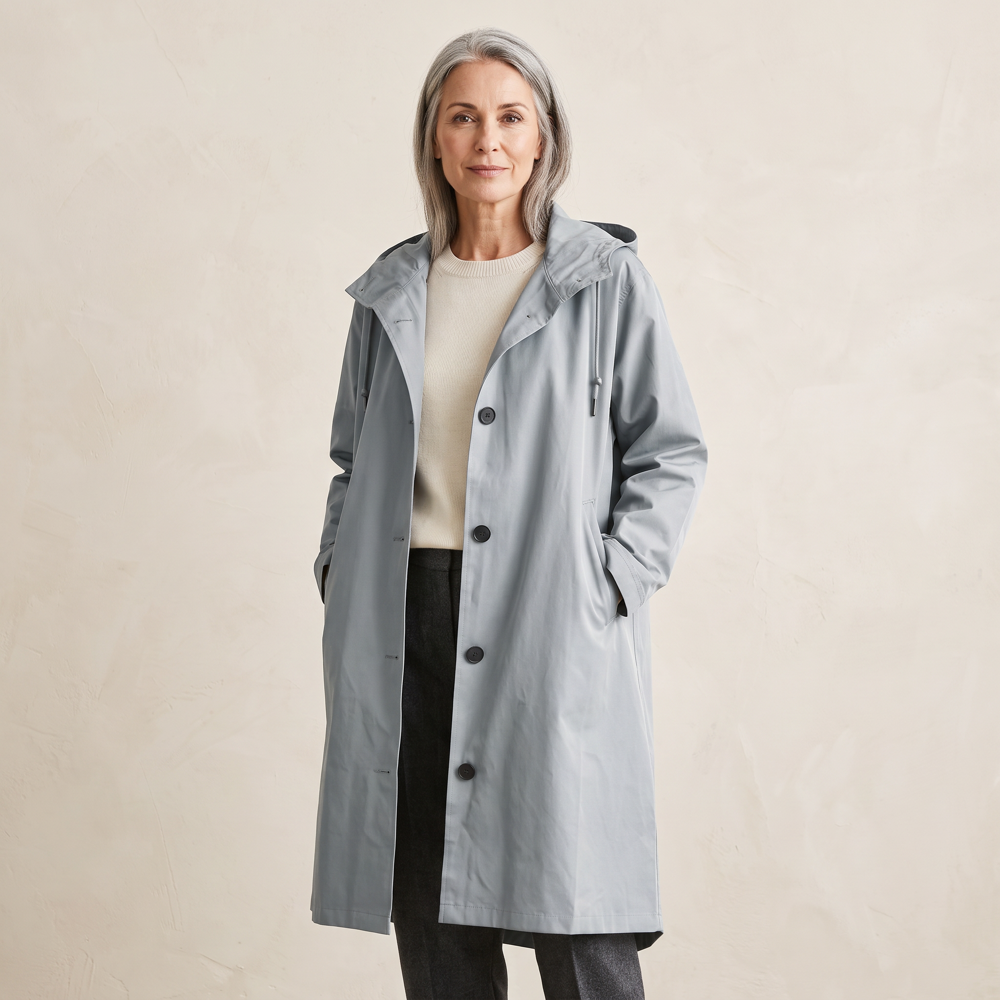 Tessa | Trench Coat Winter Hooded