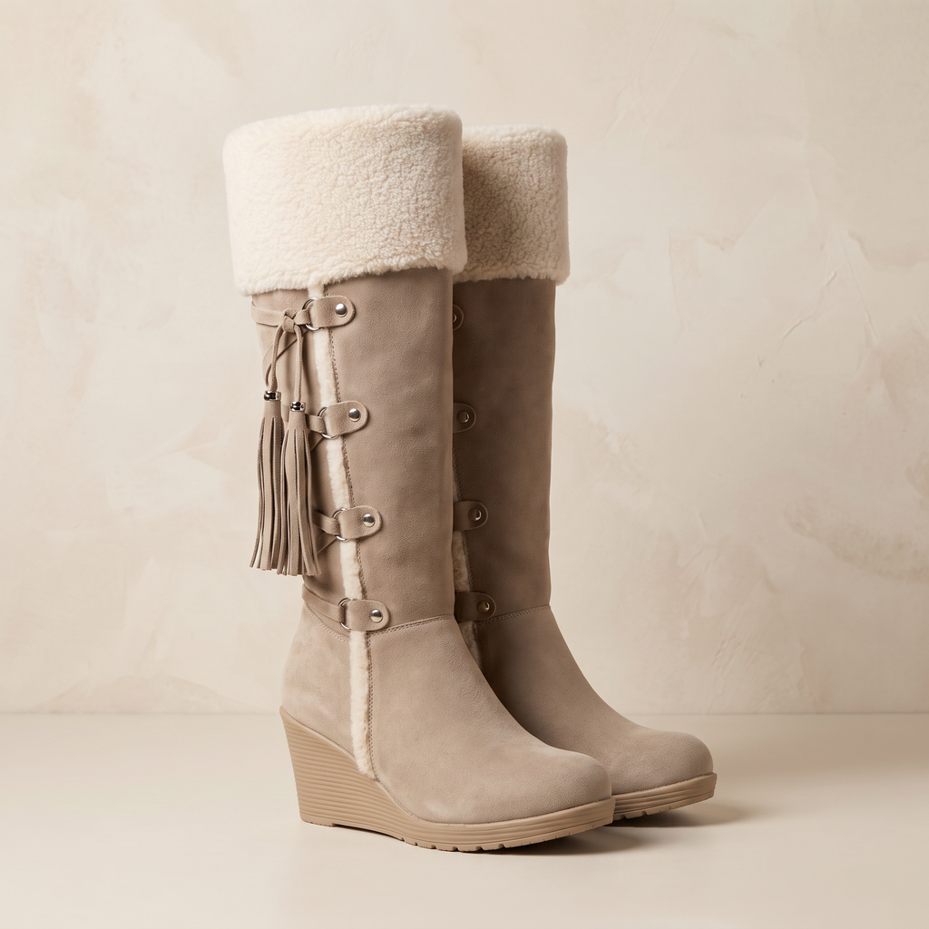 Quentin | Knee High Boots Ankle Shearling