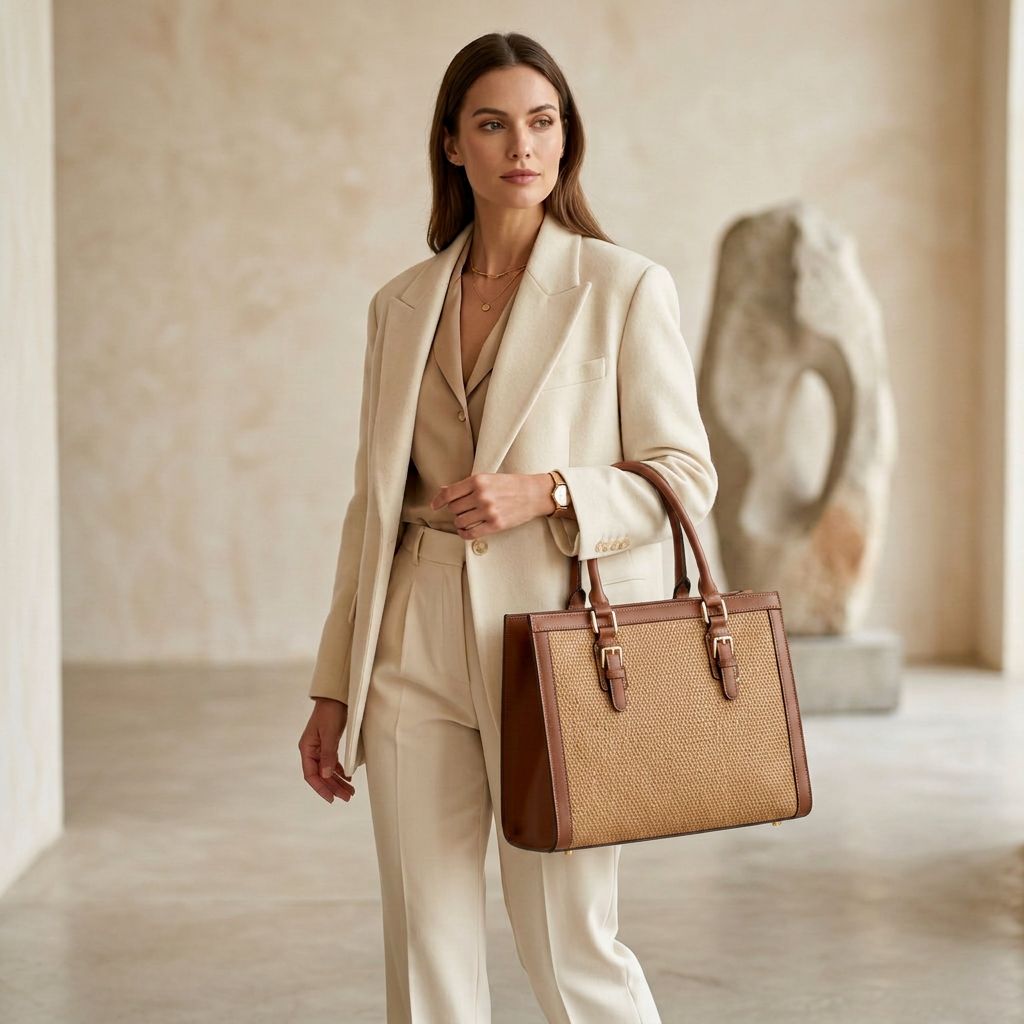 The Portofino Woven Tote