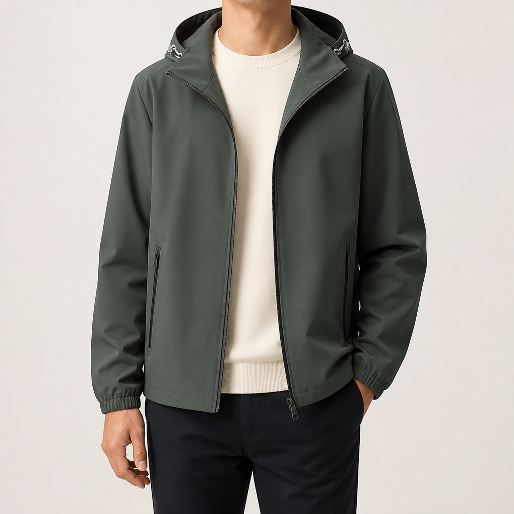 Rowan | Womens Lightweight Hooded UV Sun Protection Jacket, Forest Green