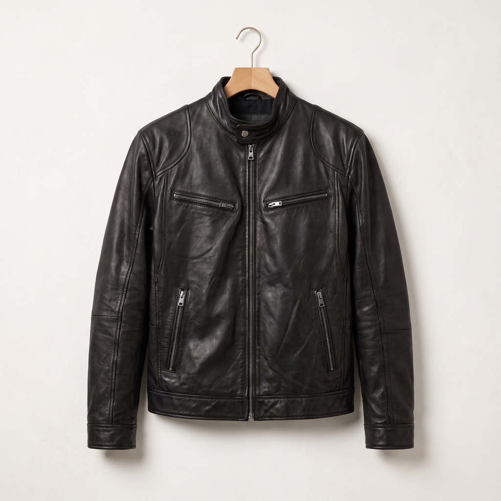 Celeste | Leather Jacket Coat