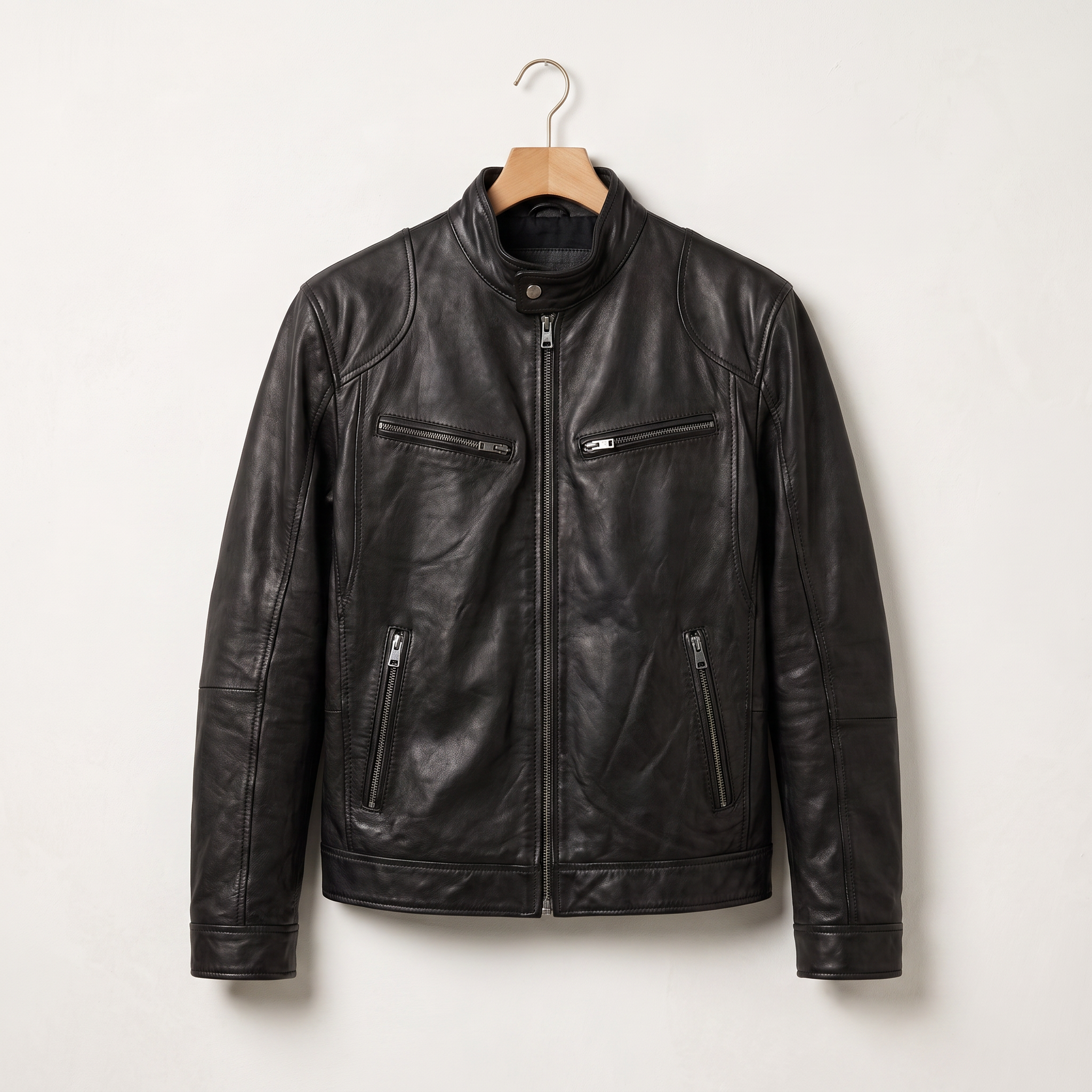 Celeste | Leather Jacket Coat