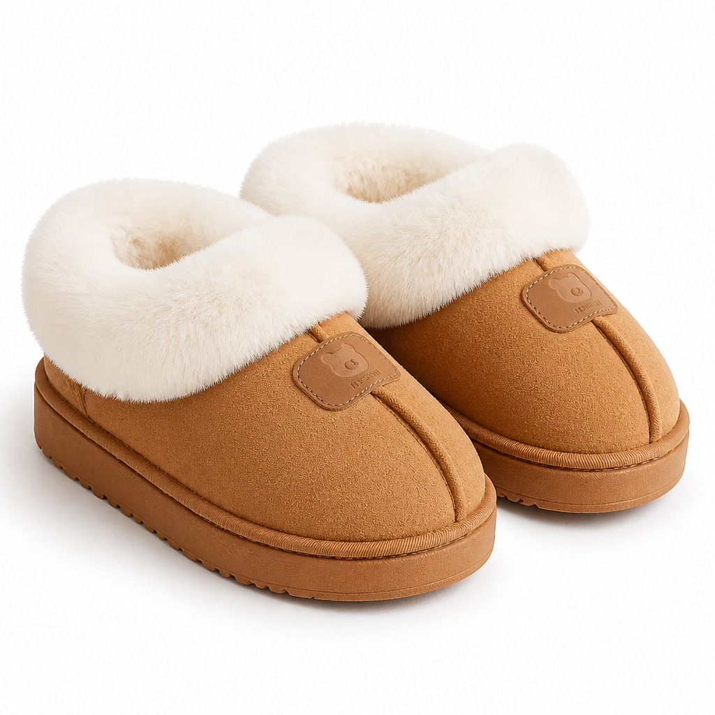 Dax | Womens Slippers Fluffy Warm Memory Foam House Slippers Design 3 packshot