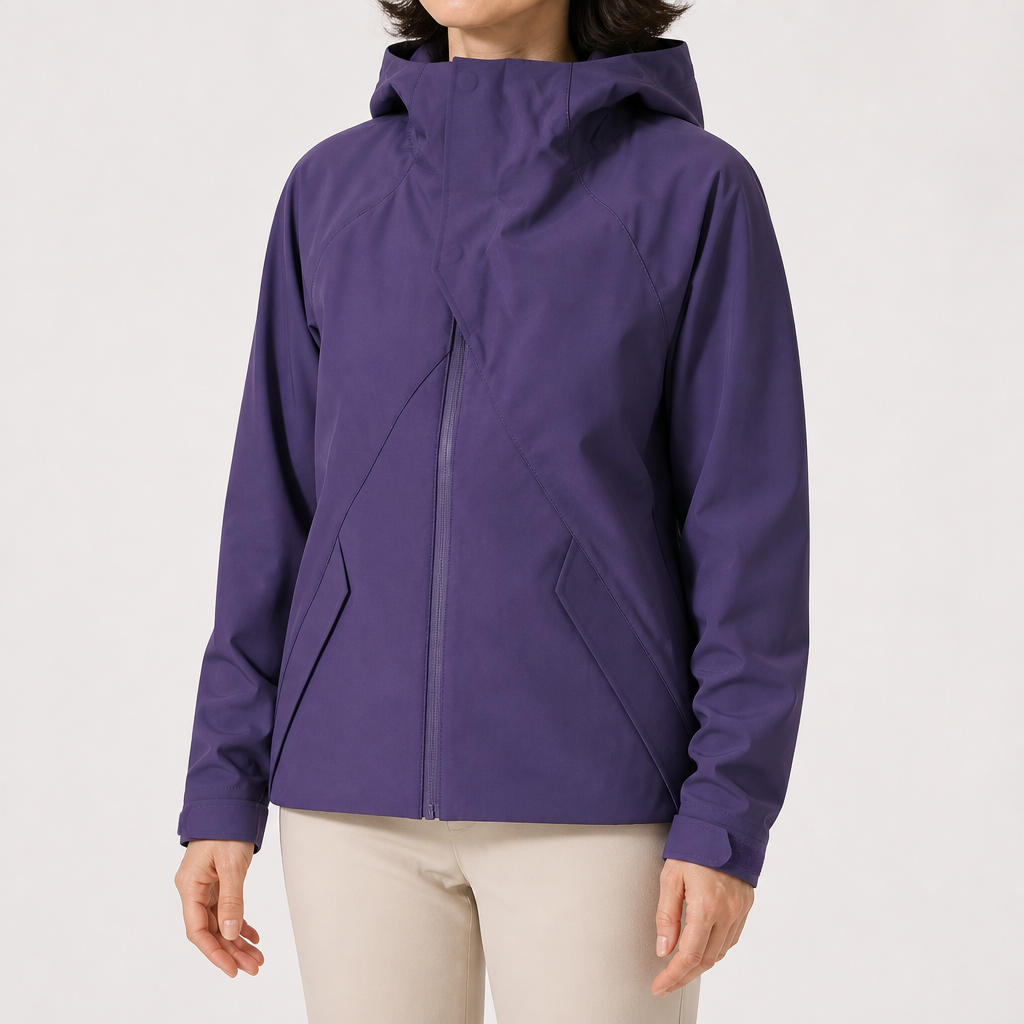 Harriet | Womens Waterproof Windproof Softshell Jacket, Purple 2