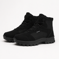 Marcus | Mens Non Slip Fleece Lined Walking Hiking Shoes, Black