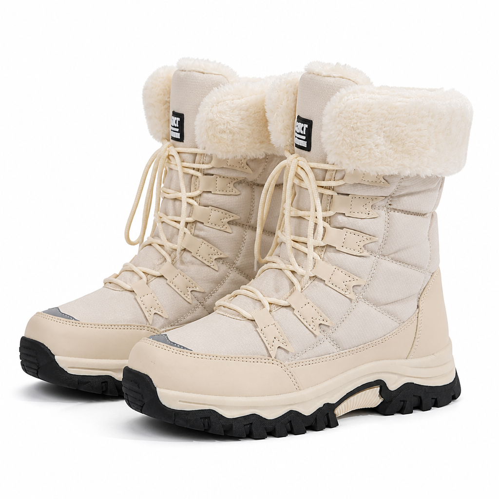 Cyrus | Womens Snow Boots Fleece Lined Warm Winter Ankle Boots Design 1 packshot