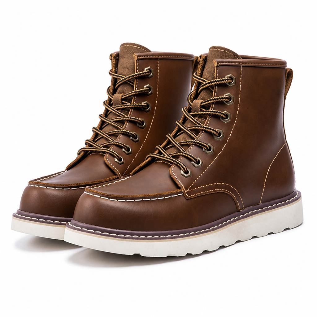 Hamish | Mens Work Boots Fleece Lined Warm Retro Boots Multi 2 packshot