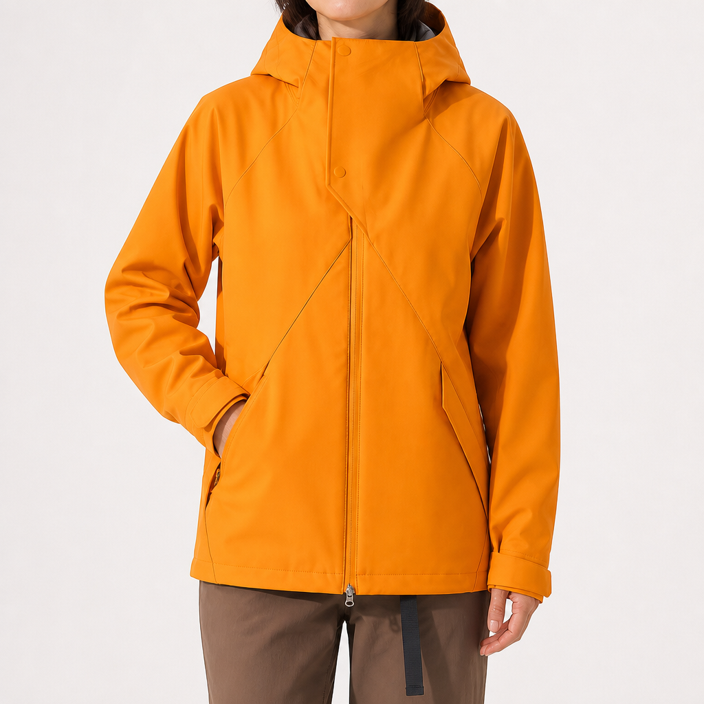 Harriet | Womens Waterproof Windproof Softshell Jacket, Bright Orange