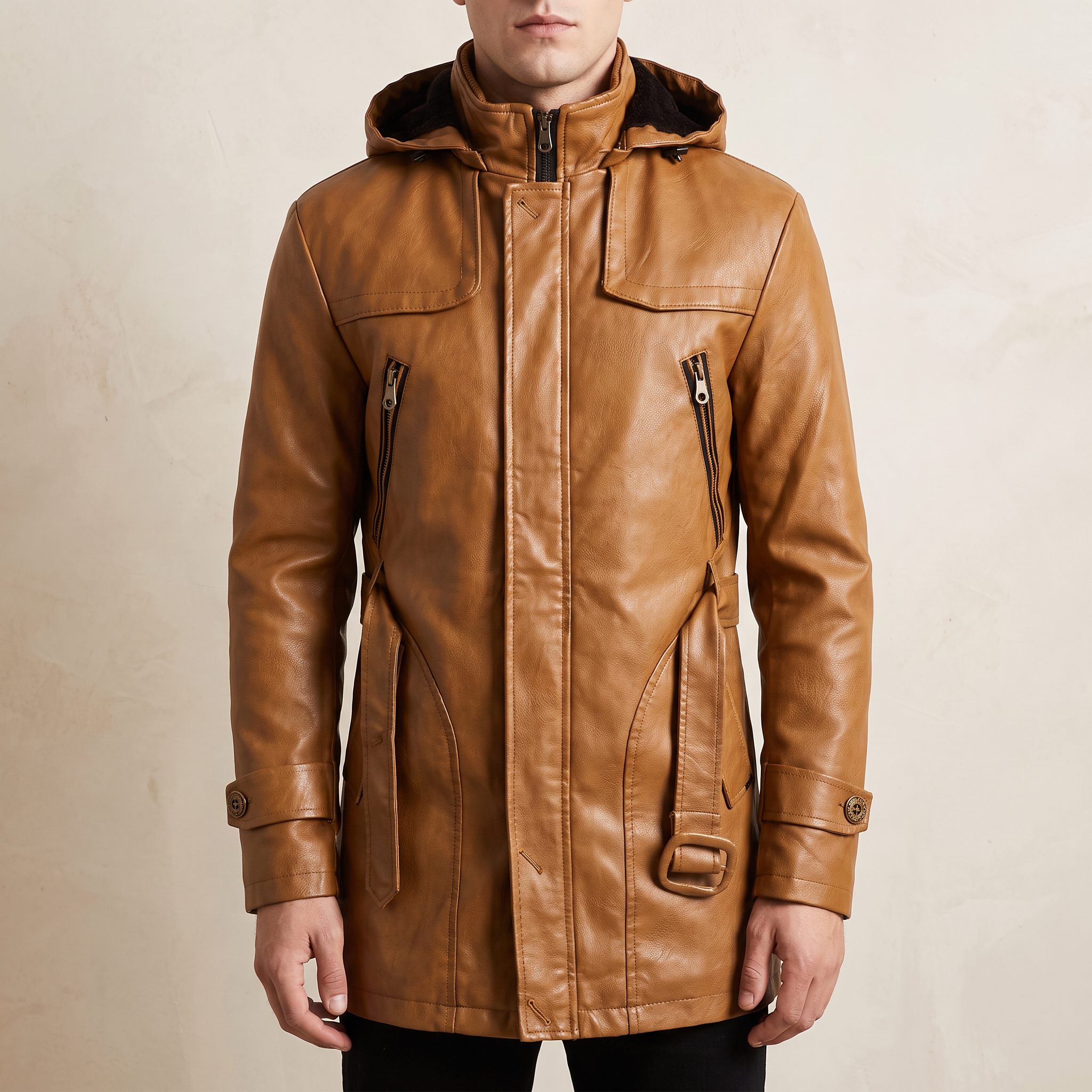 Hackney | Leather Jacket Coat