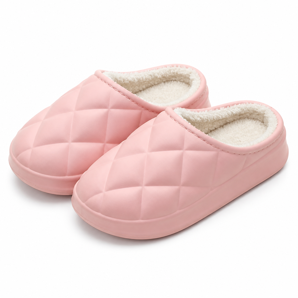 Eirlys | Womens Slippers Fluffy Warm Memory Foam House Slippers Design 7 packshot