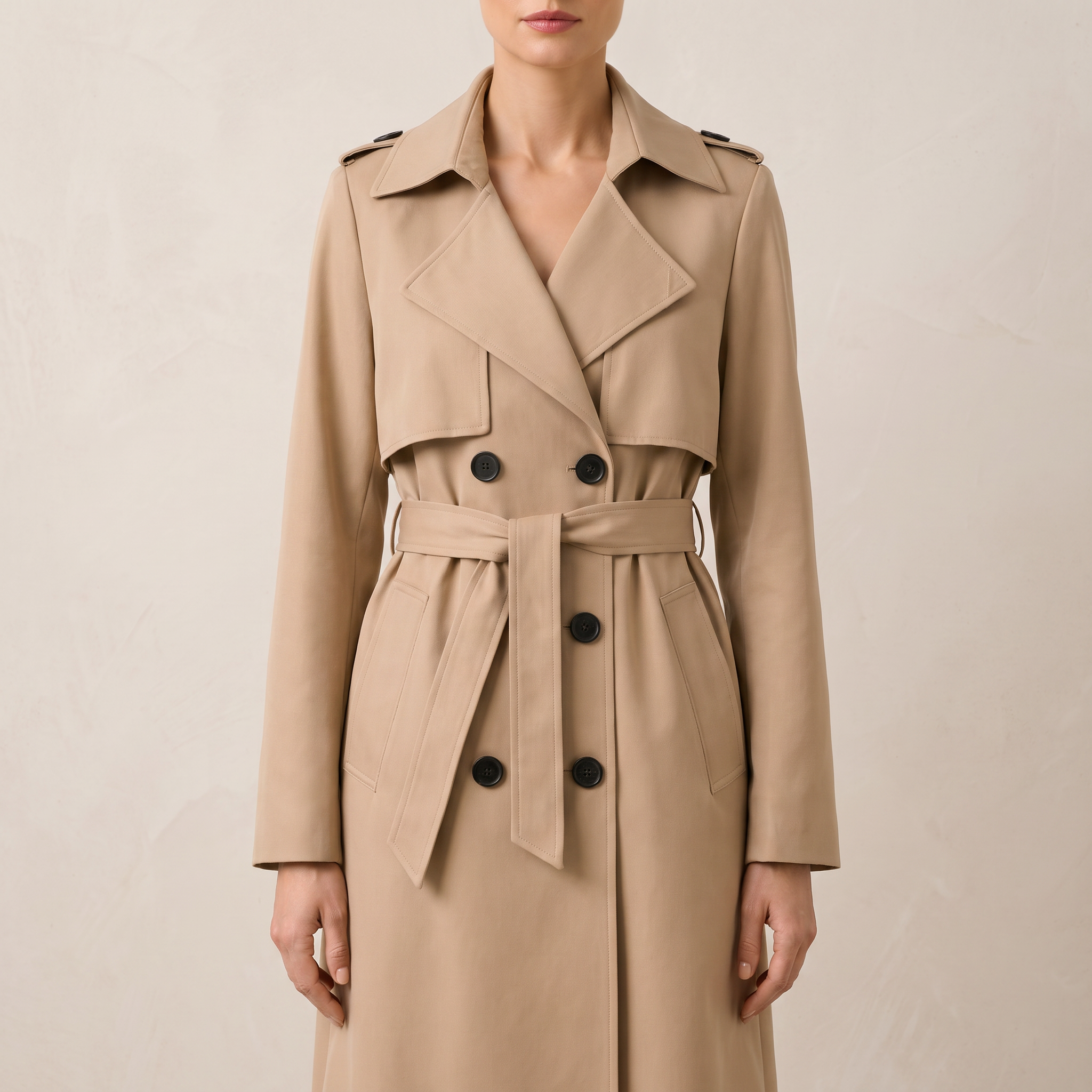 Dorothea | Double Breasted Trench Coat Winter Belted