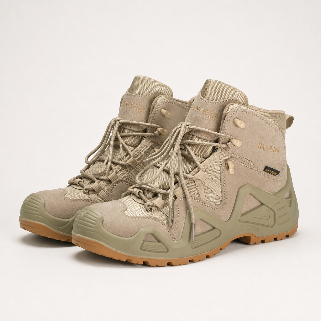 Julian | Mens Lightweight Tactical Combat Boots, Sand