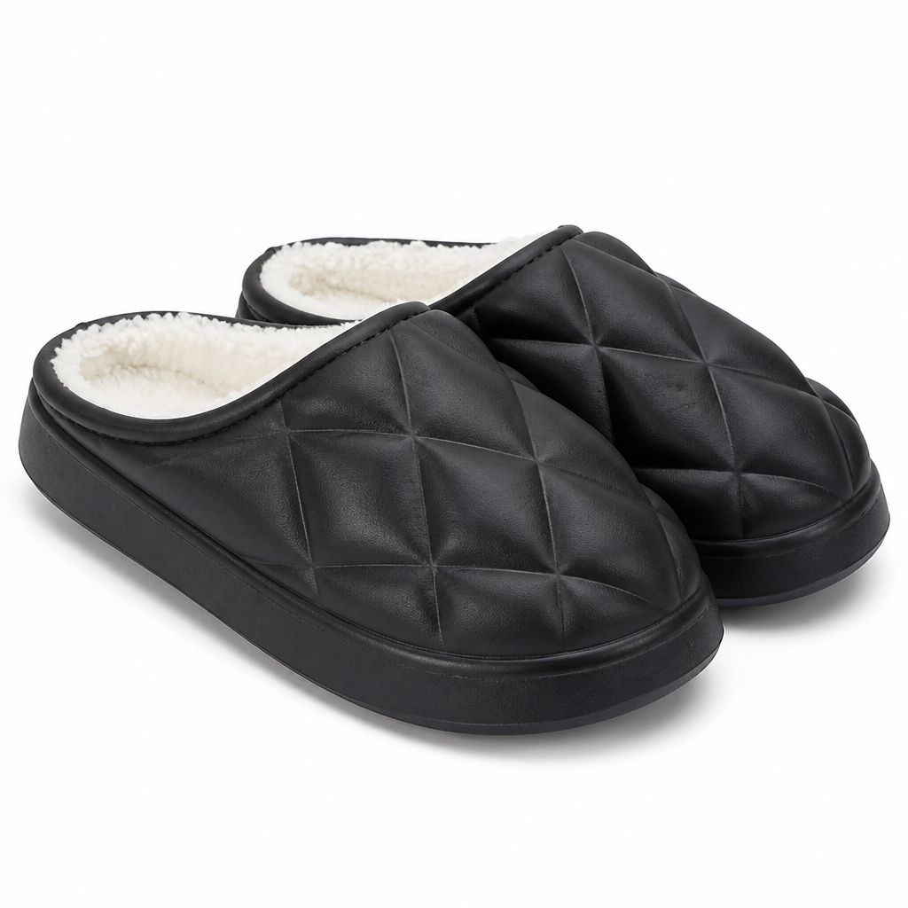 Eirlys | Womens Slippers Fluffy Warm Memory Foam House Slippers Design 8 packshot