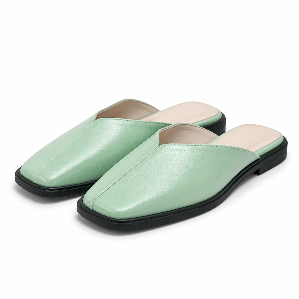Elin | Womens Sandals Flat Roman Open Toe Summer Sandals Emerald packshot