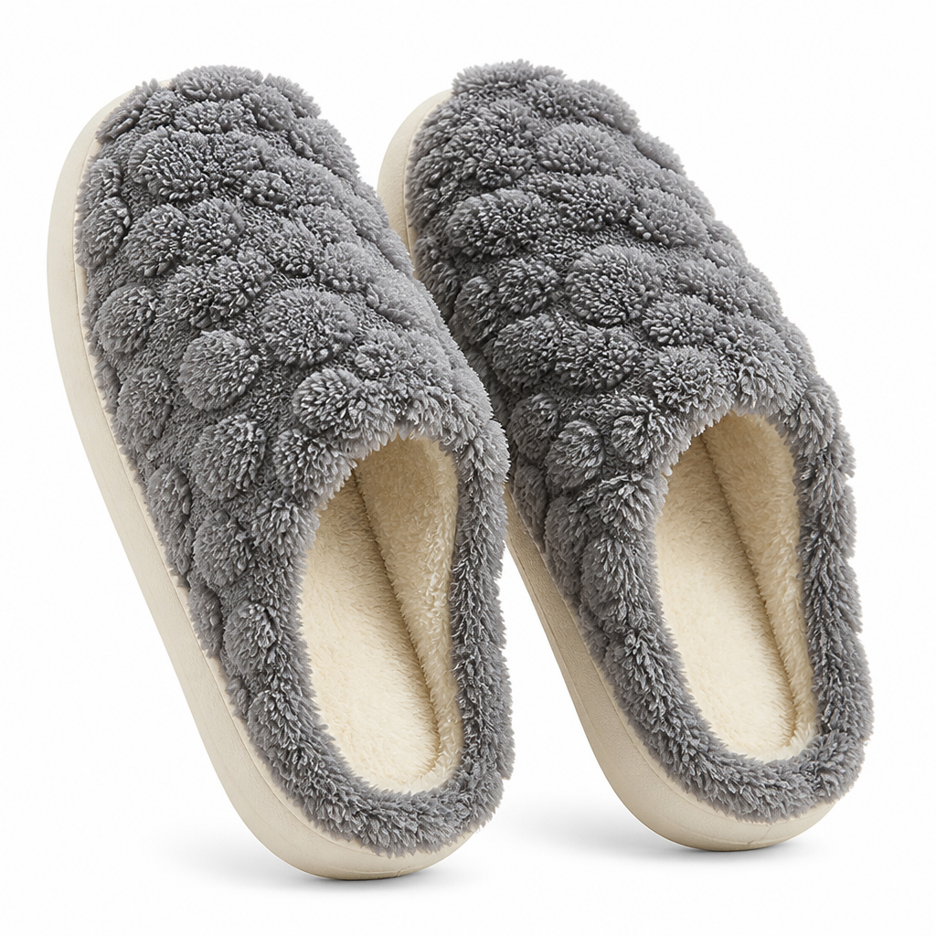 Casper | Womens Slippers Fluffy Warm Memory Foam House Slippers Design 4 packshot