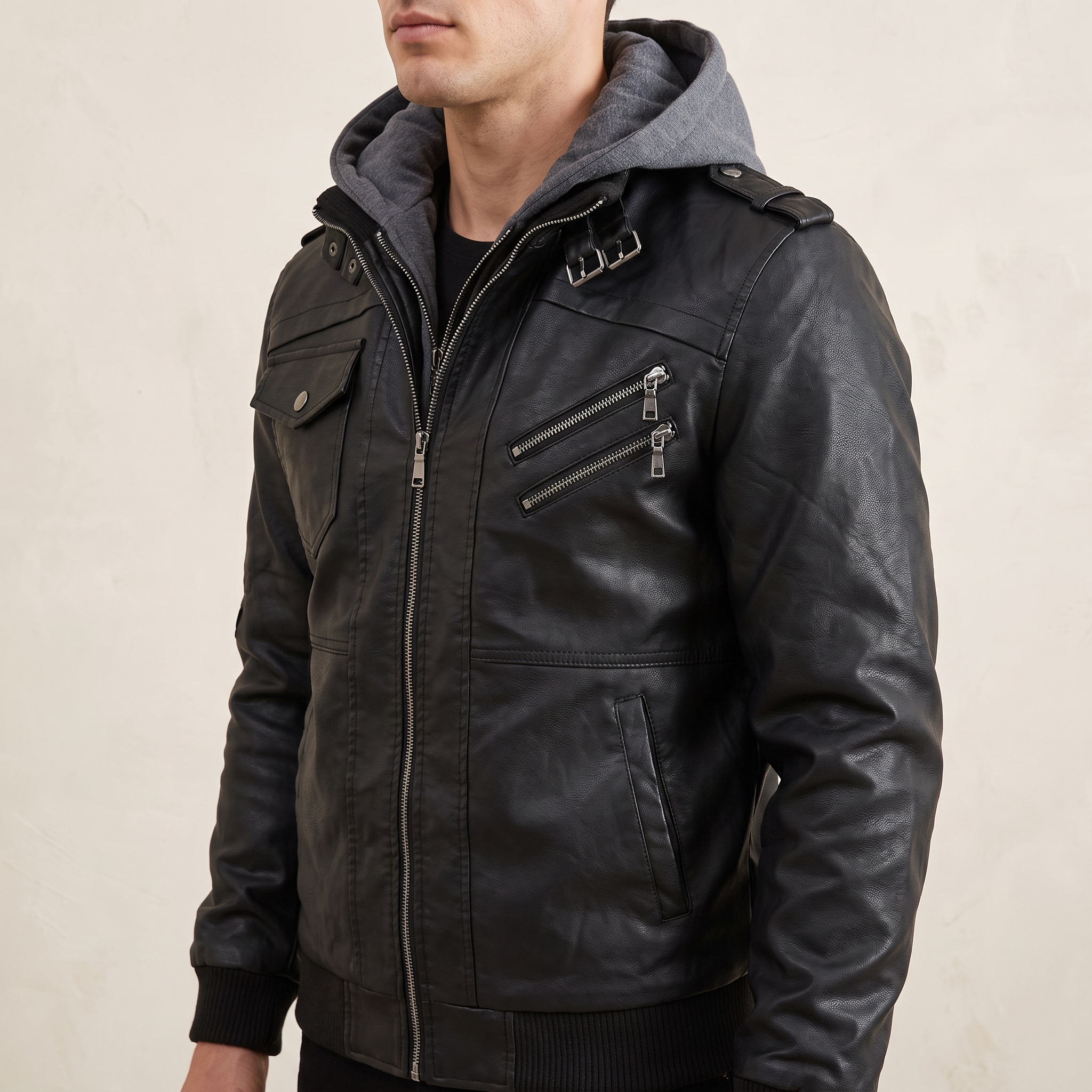 Aldgate | Leather Jacket Coat
