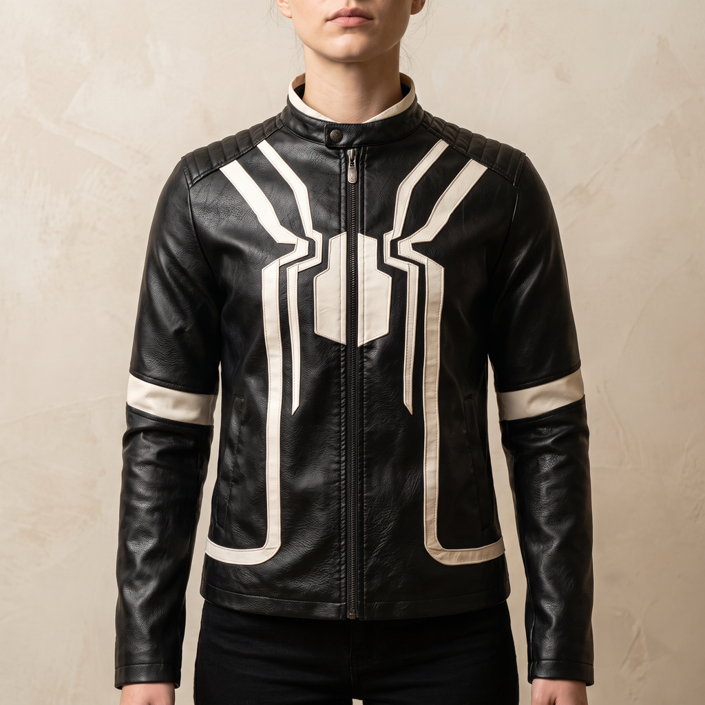 Ashby | Fitted Leather Jacket Coat
