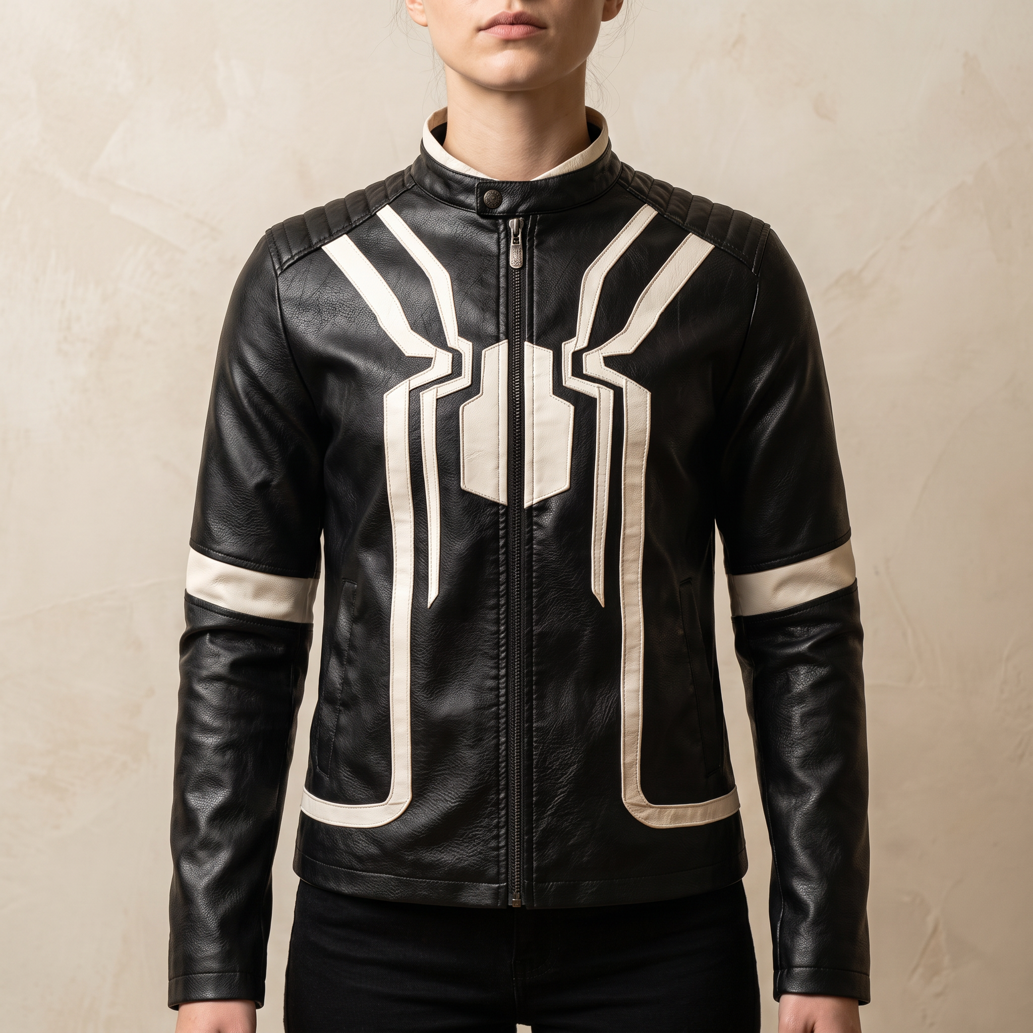 Ashby | Fitted Leather Jacket Coat