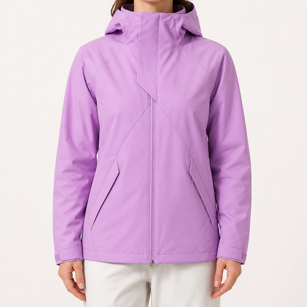 Harriet | Womens Waterproof Windproof Softshell Jacket, Blush Pink