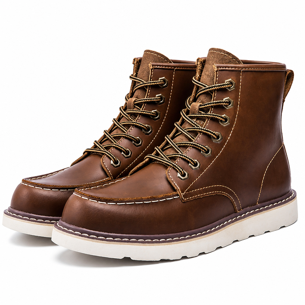 Hamish | Mens Work Boots Fleece Lined Warm Retro Boots Multi packshot