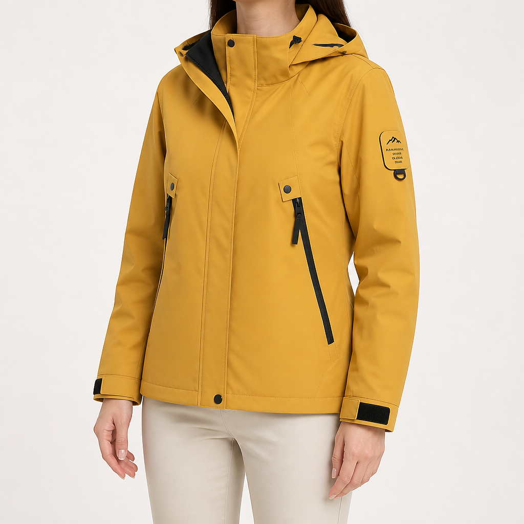 Rowan | Womens Waterproof 3 in 1 Hooded Jacket, Pomelo Yellow