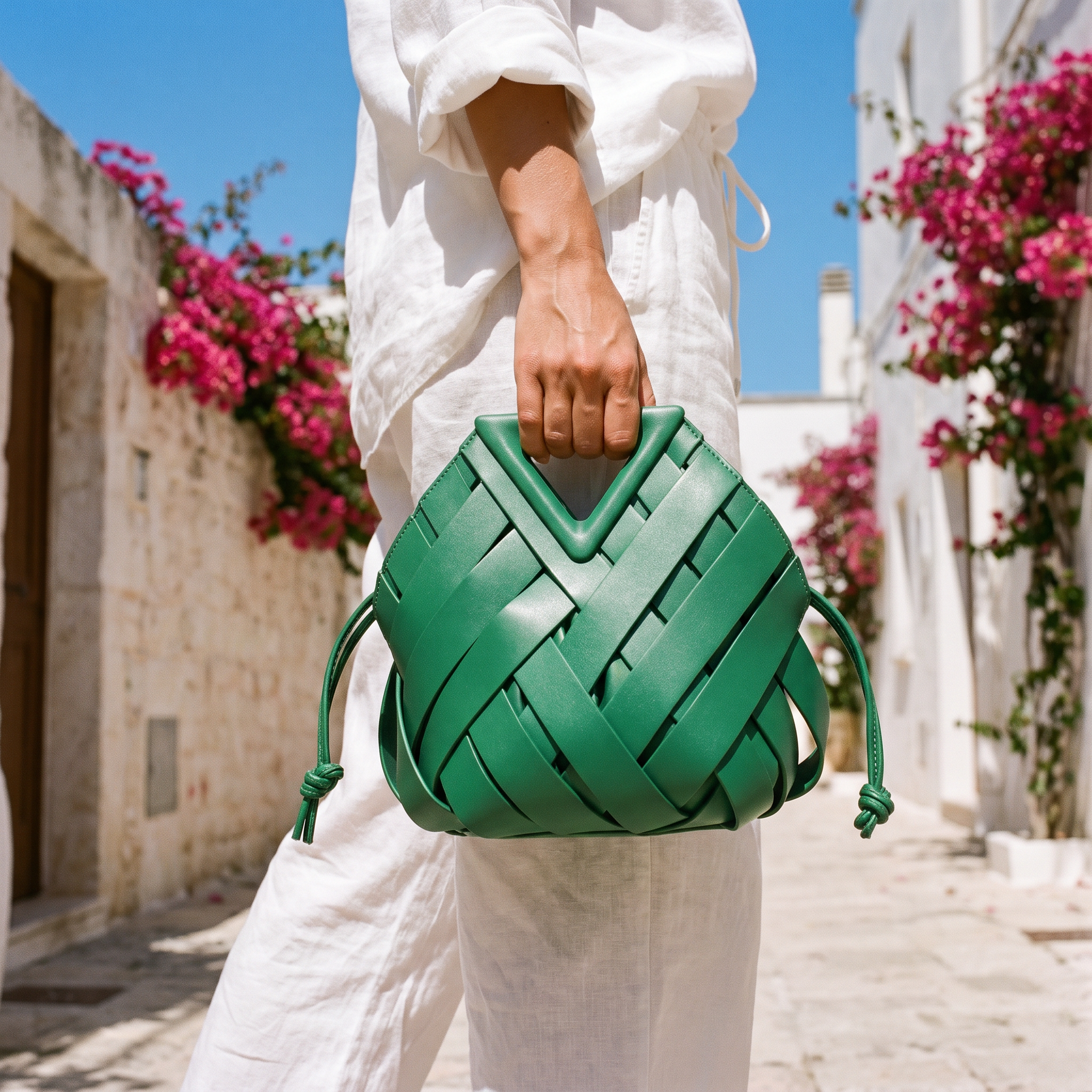 The Portofino Woven Tote