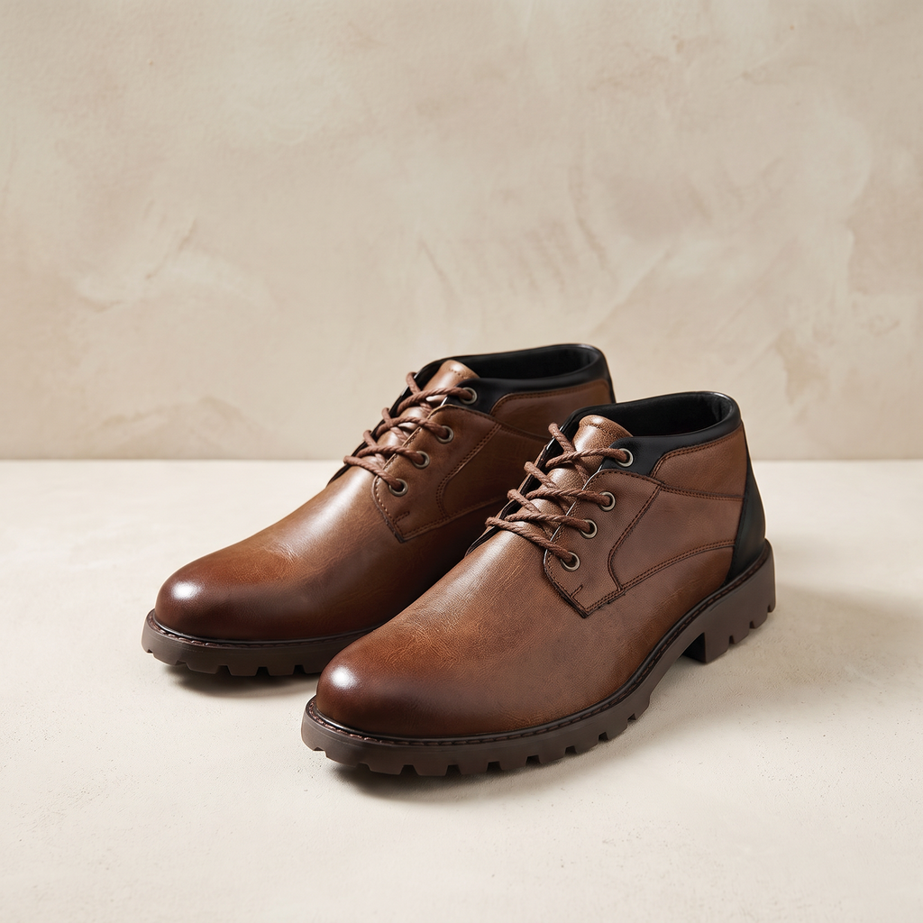 Matilda | Boots Ankle Leather Lace Up