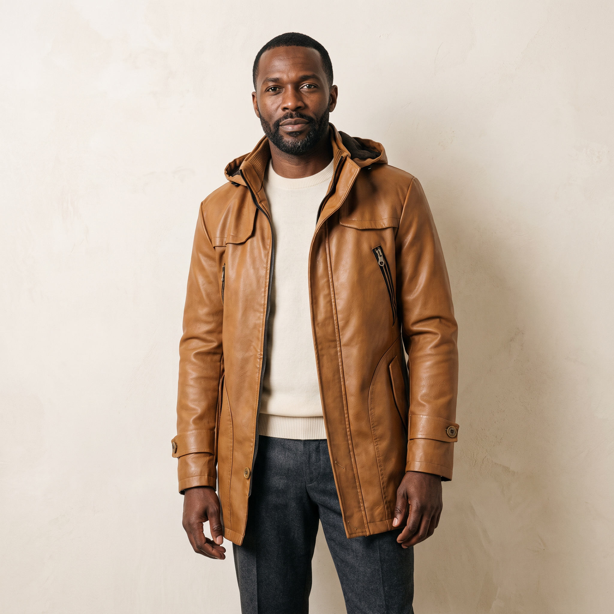 Hackney | Leather Jacket Coat