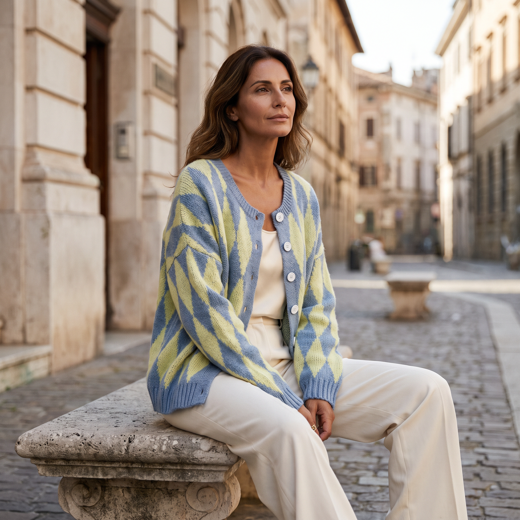Hartley | Oversized Cardigan Knit Sweater Button Up