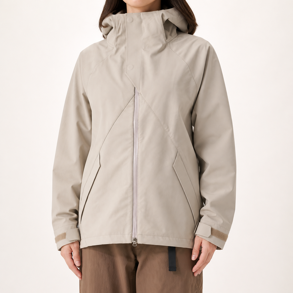 Harriet | Womens Waterproof Windproof Softshell Jacket, Khaki 2