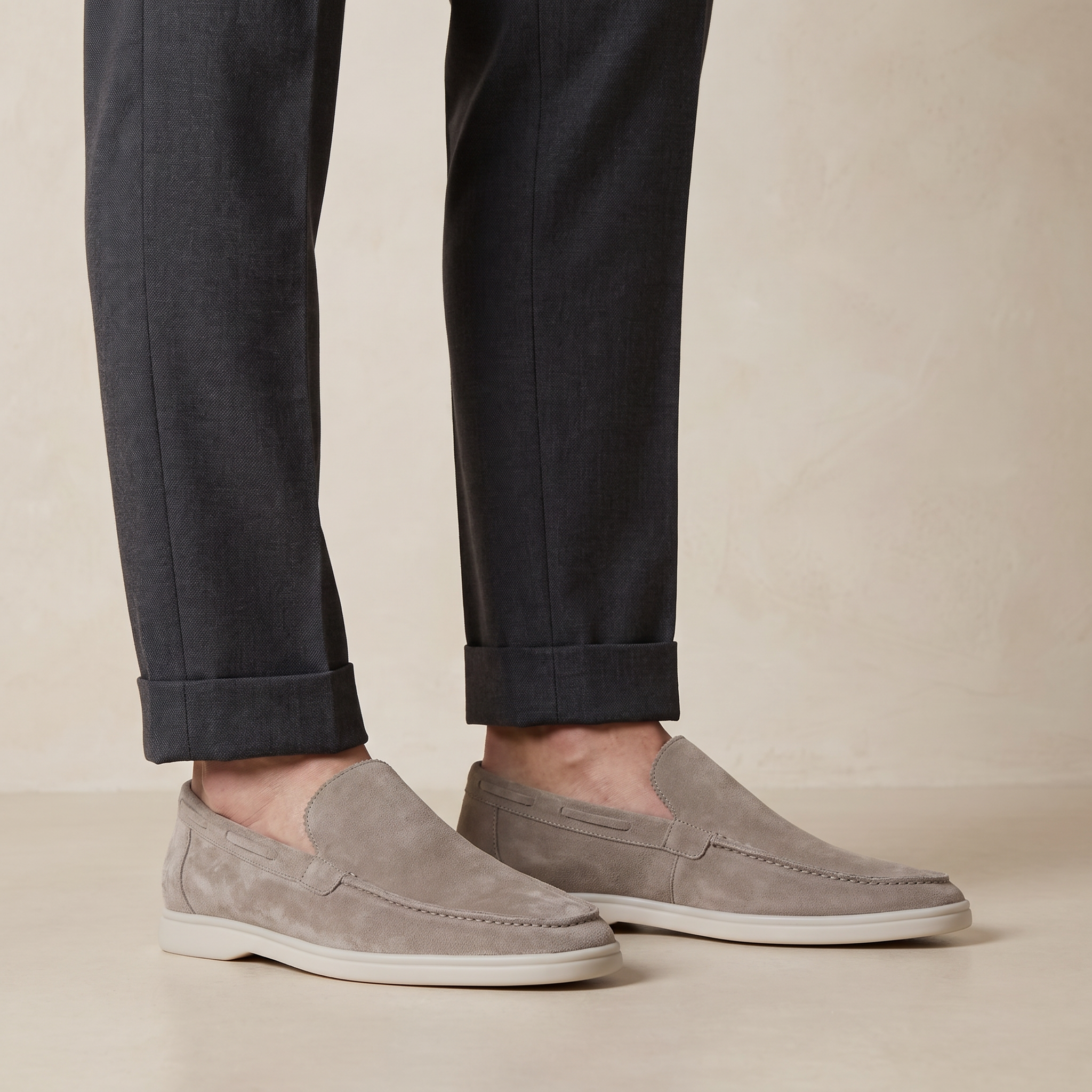 Benedict | Loafers Slip Suede