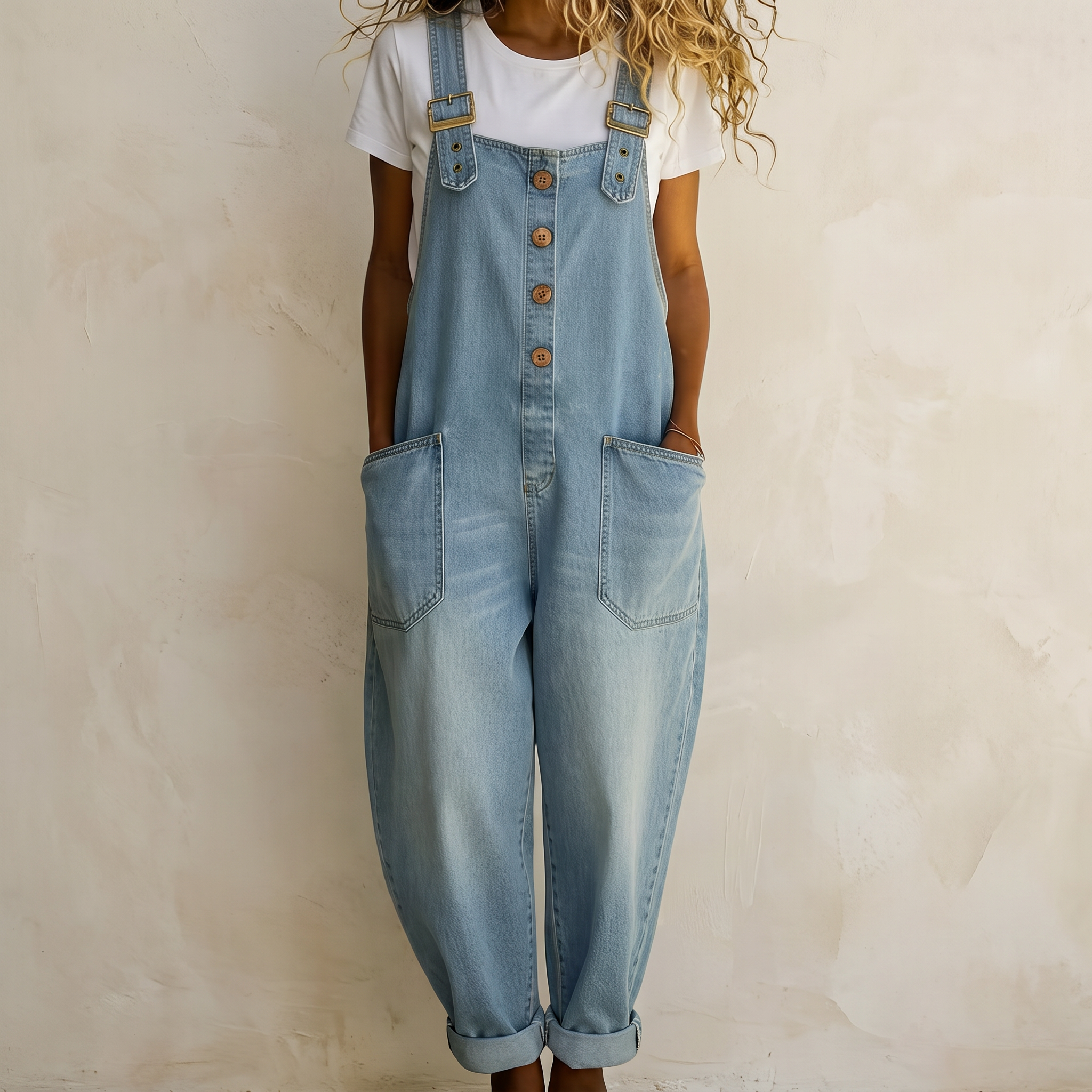 Philippa | Relaxed Overalls Dungarees Denim