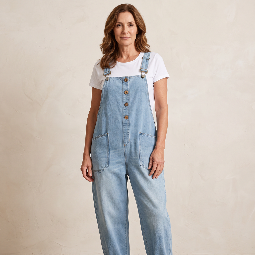 Philippa | Relaxed Overalls Dungarees Denim