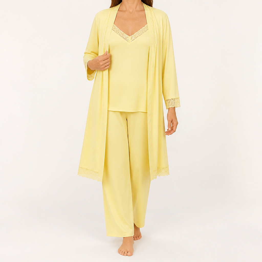 Delphine | Womens Cotton Pyjamas Heart Print Loungewear Set, Cream