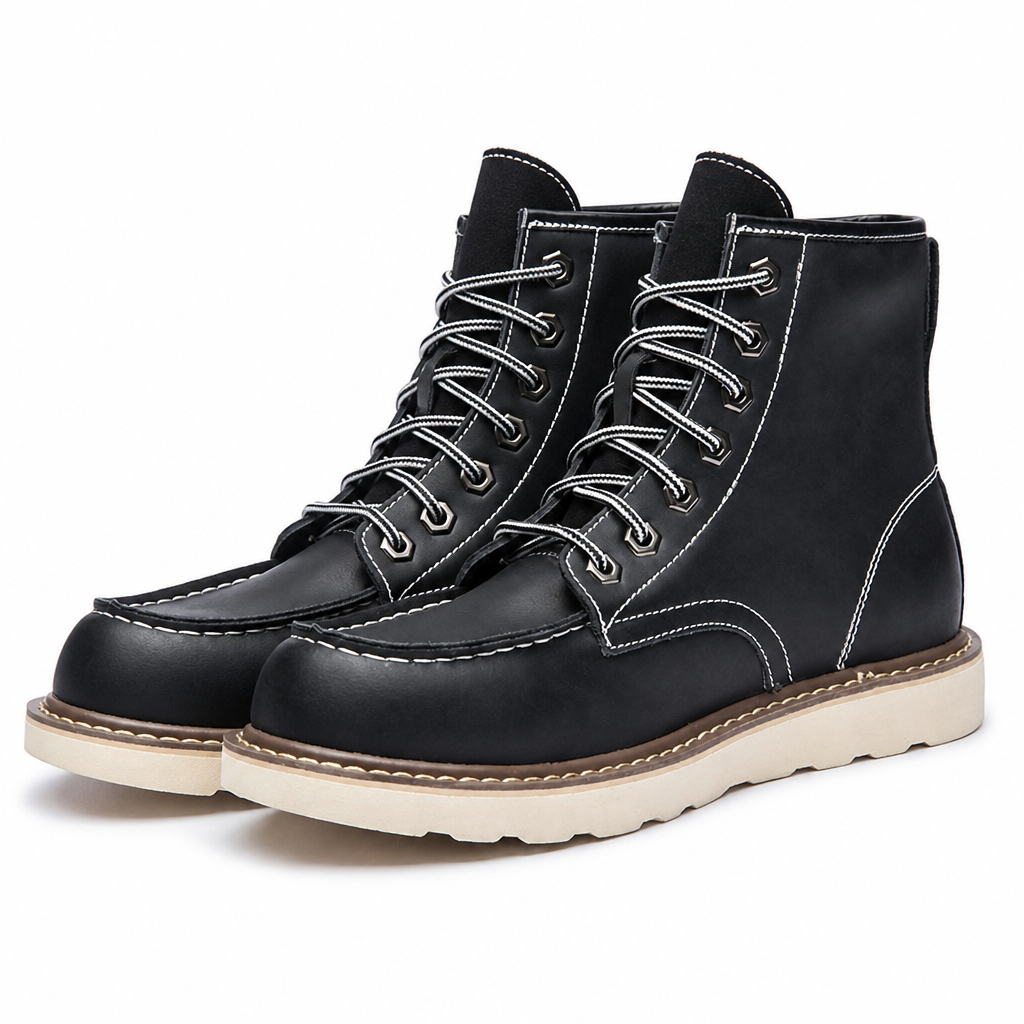 Hamish | Mens Work Boots Fleece Lined Warm Retro Boots Multi 4 packshot