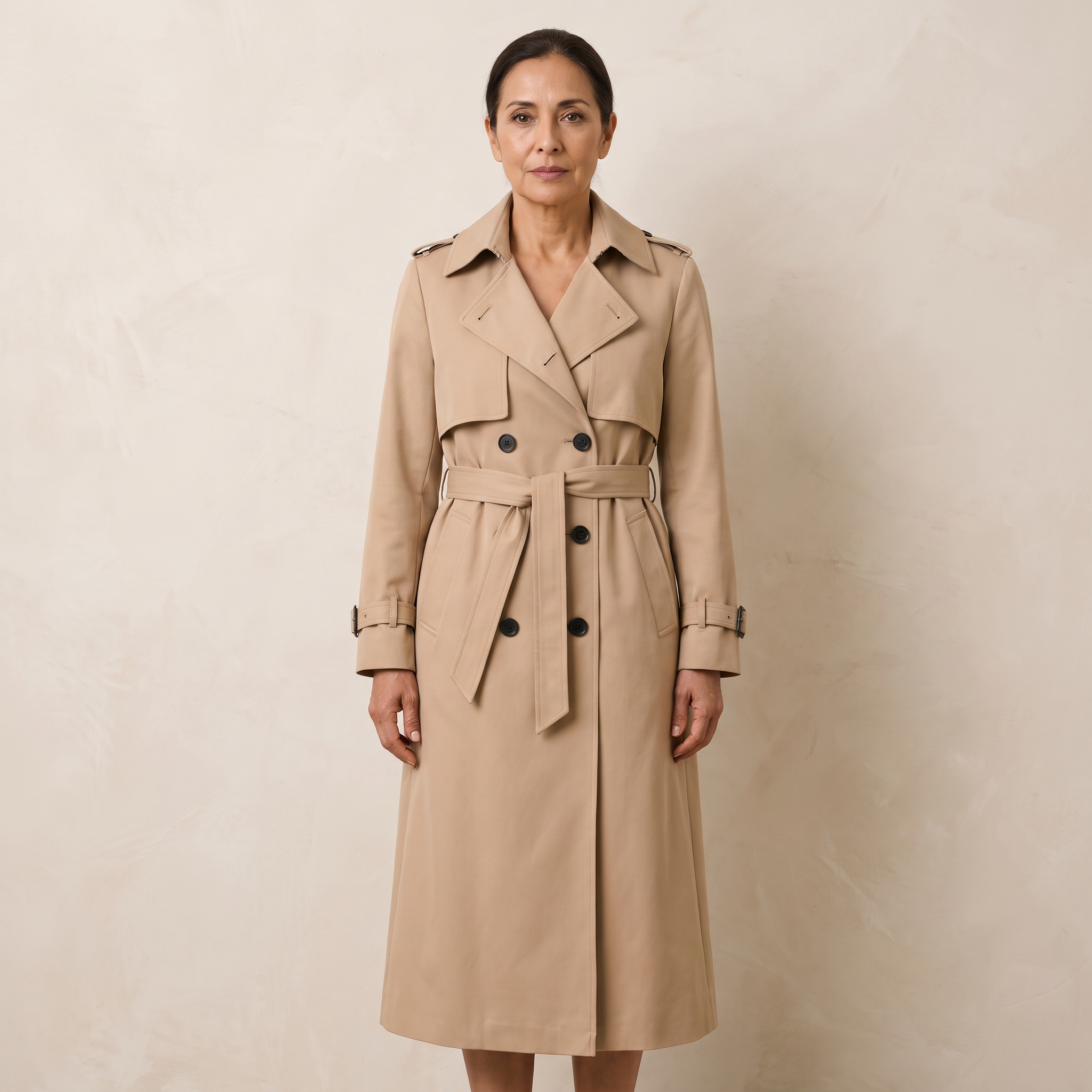 Dorothea | Double Breasted Trench Coat Winter Belted