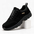Boone | Mens Waterproof Non Slip Outdoor Work Trainers Shoes Black packshot